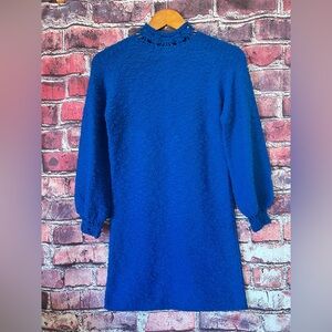 Vintage St. John Royal Blue Long Sleeve Knit Dress